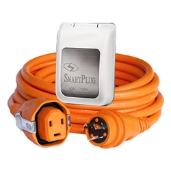 SmartPlug 30 AMP Marine Kit 50' Dual Config Cordset -White Inlet